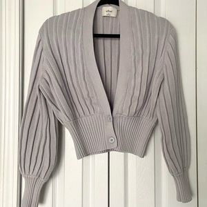 Wilfred Plunge Button Up Cardigan